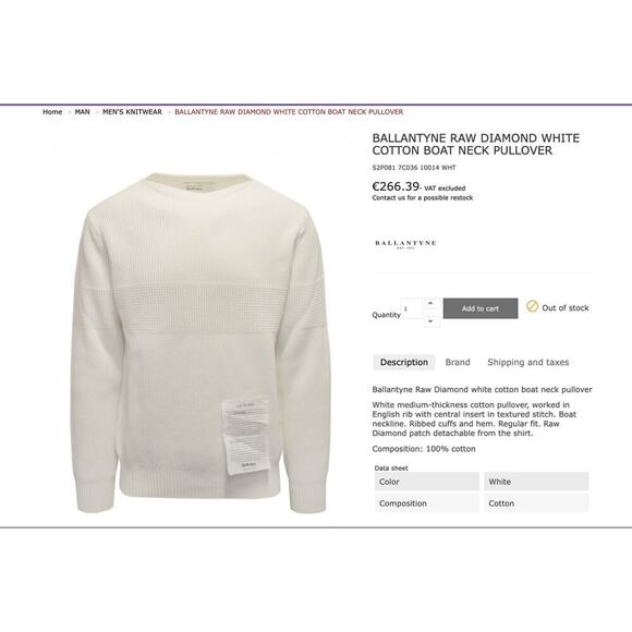 Vintage Vintage 1980s Mervyns Cheetah Brand Pullover Ecru Sweater Unisex M - Picture 4 of 5